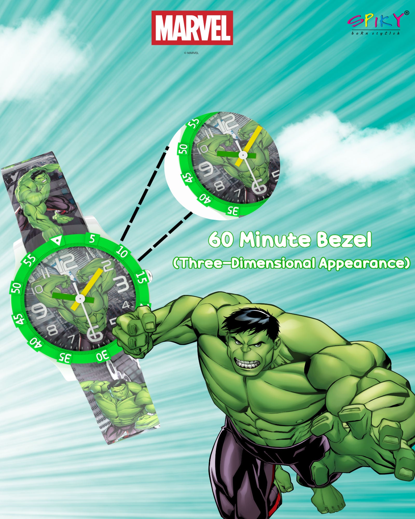 Disney Captain America Kids Analog Watch | Best Gift for Boys & Girls Age 3–10 Years