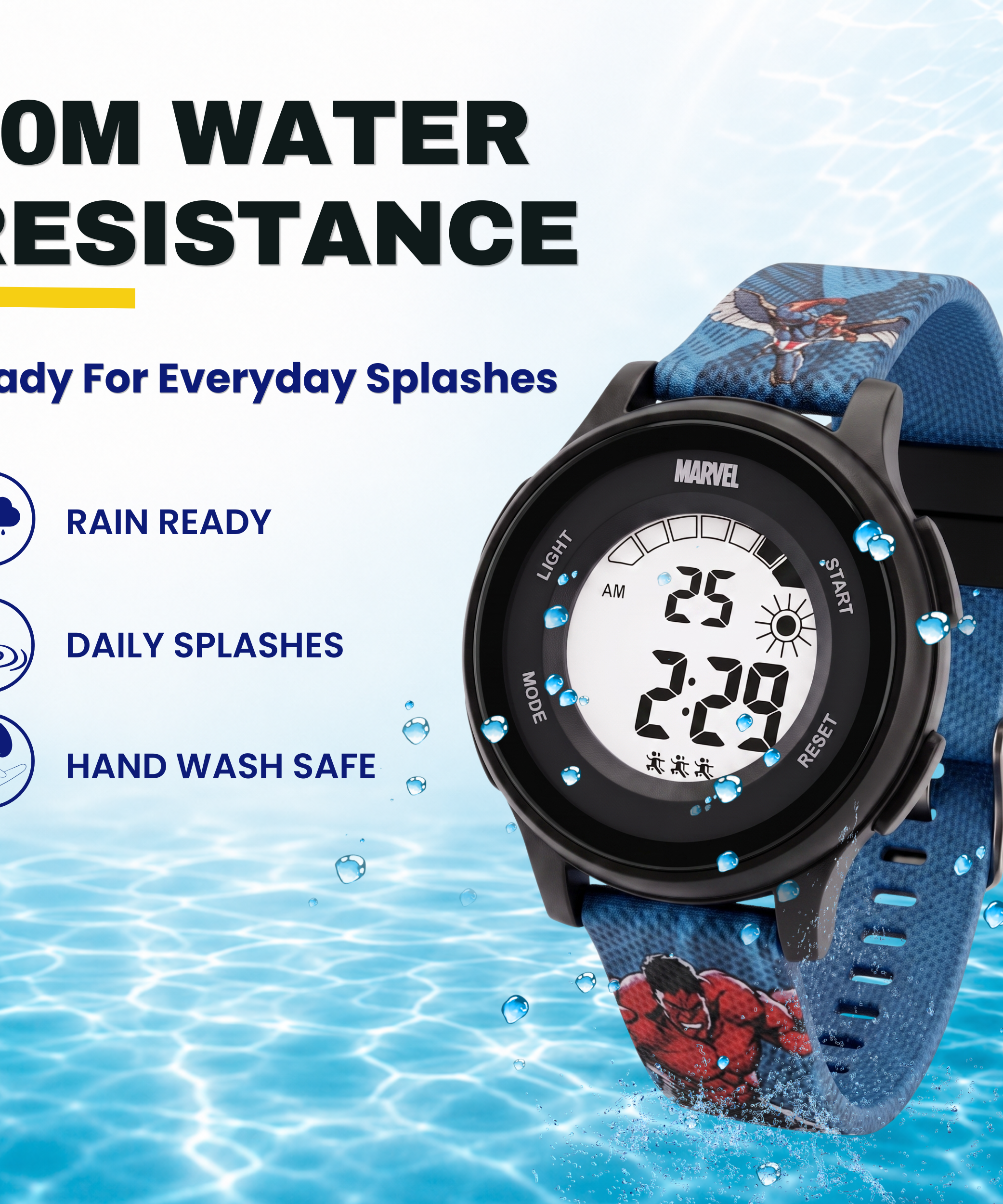 Spiky Hulk theme Digital Kids Watch