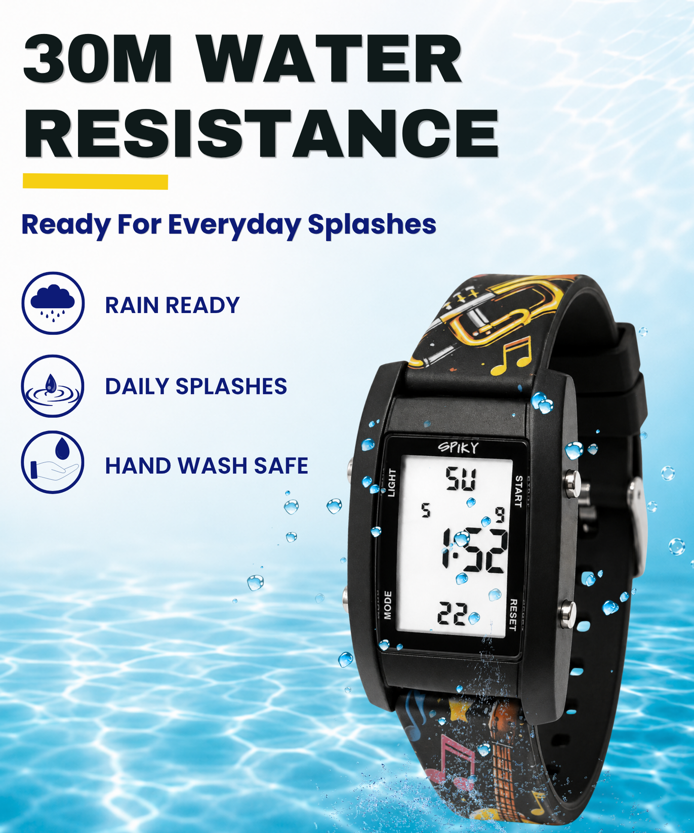 Spiky Kids Digital Watch for  Girls
