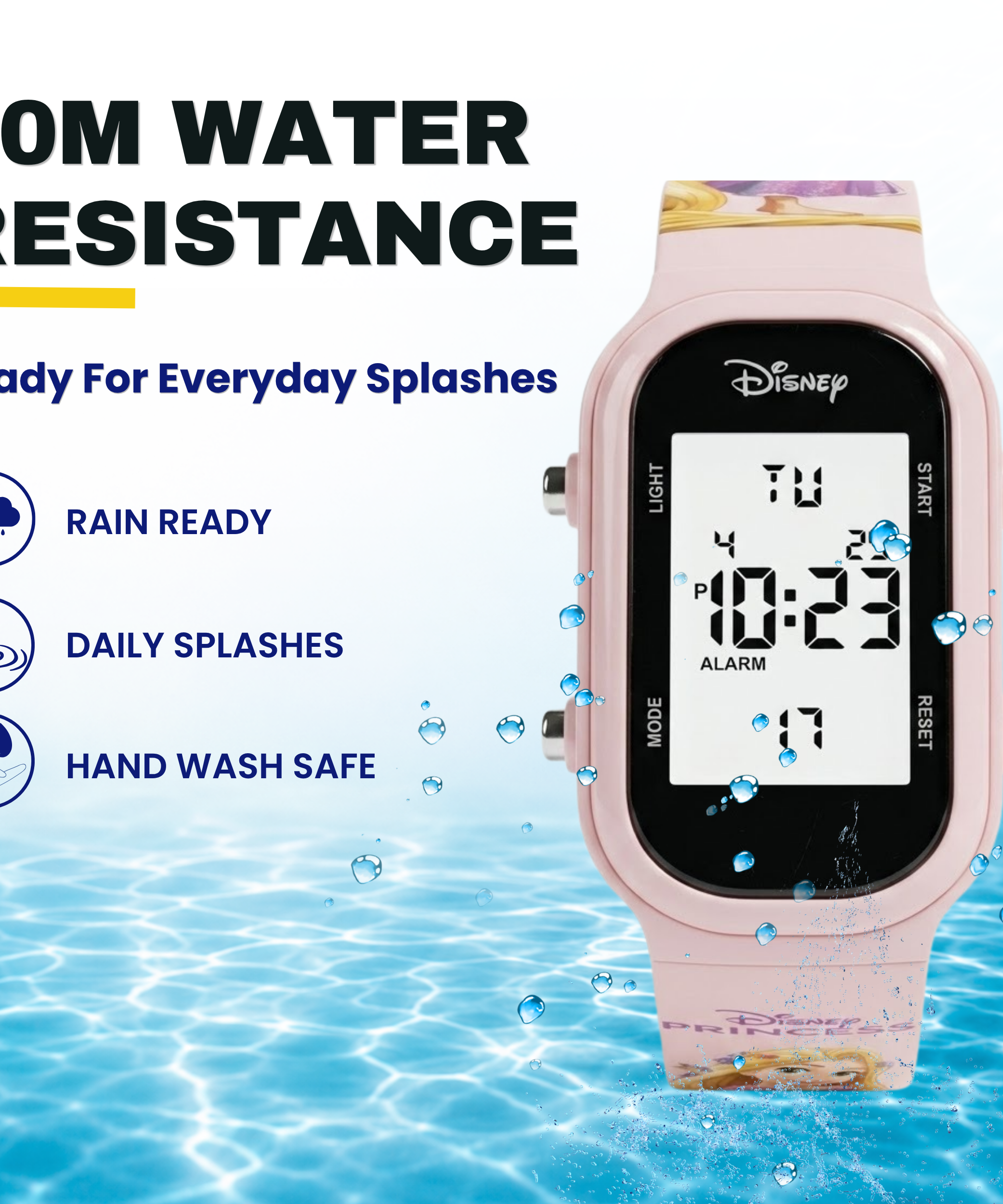 Spiky Princess theme Digital Kids Watch