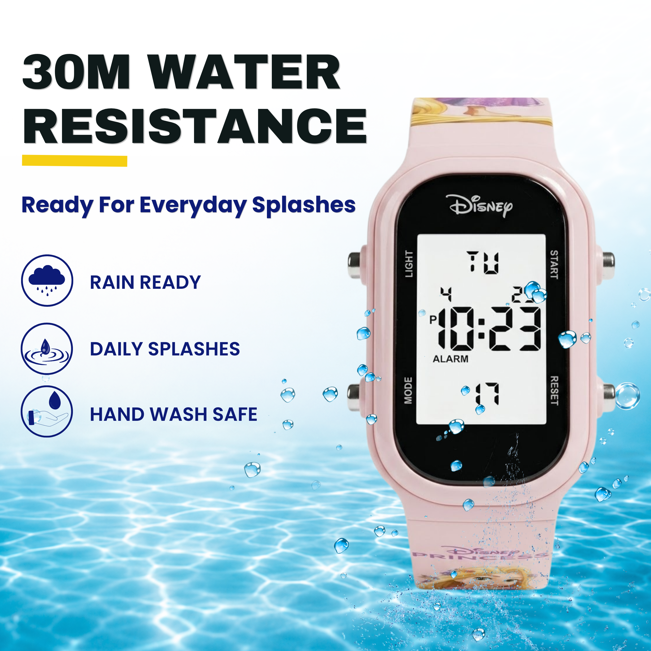 Spiky Princess theme Digital Kids Watch