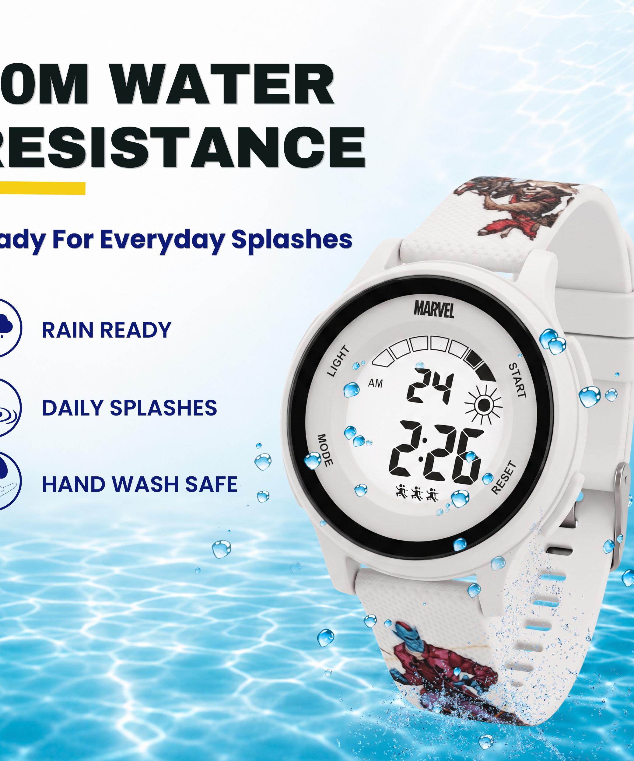 Spiky Avengers Digital Kids Watch