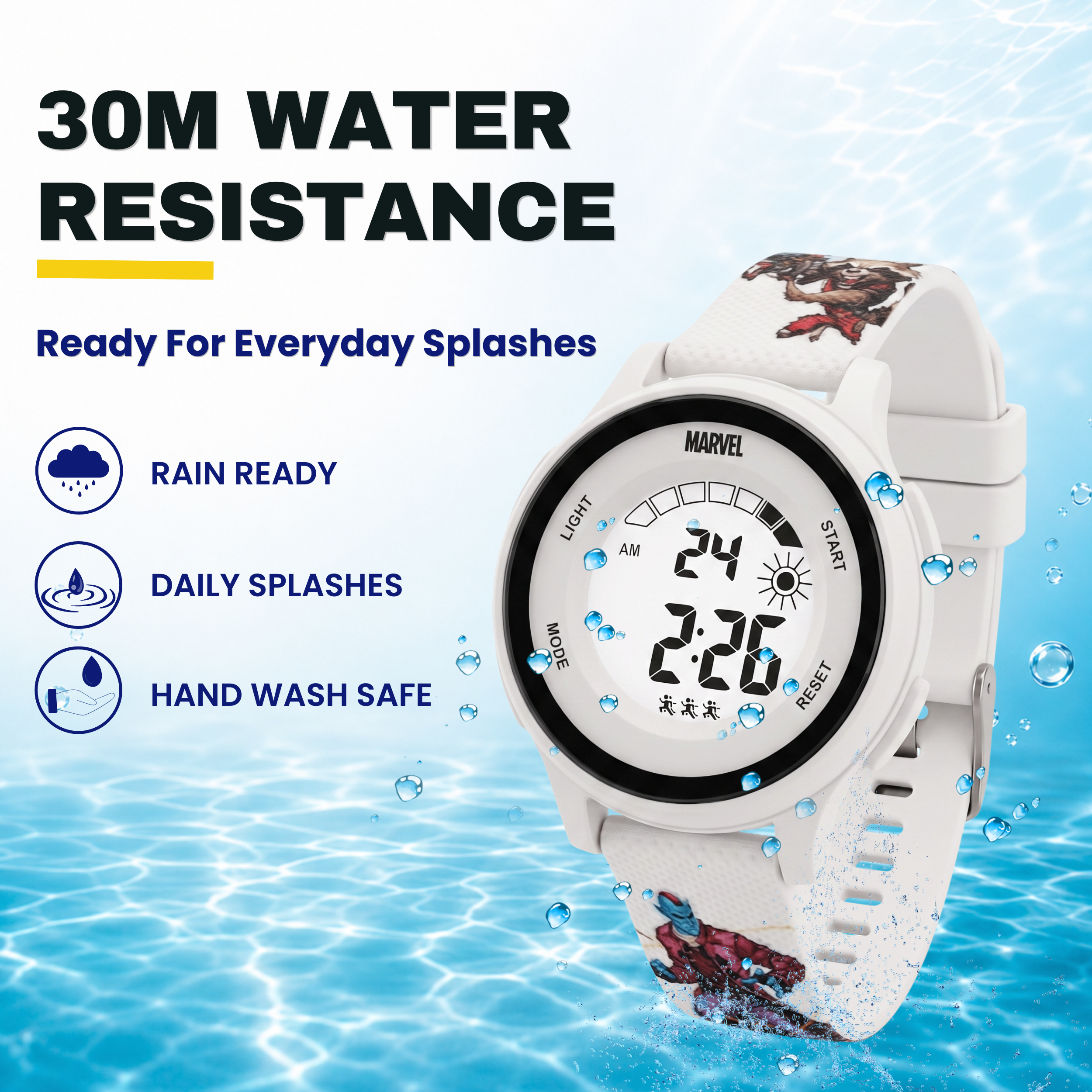 Spiky Avengers Digital Kids Watch