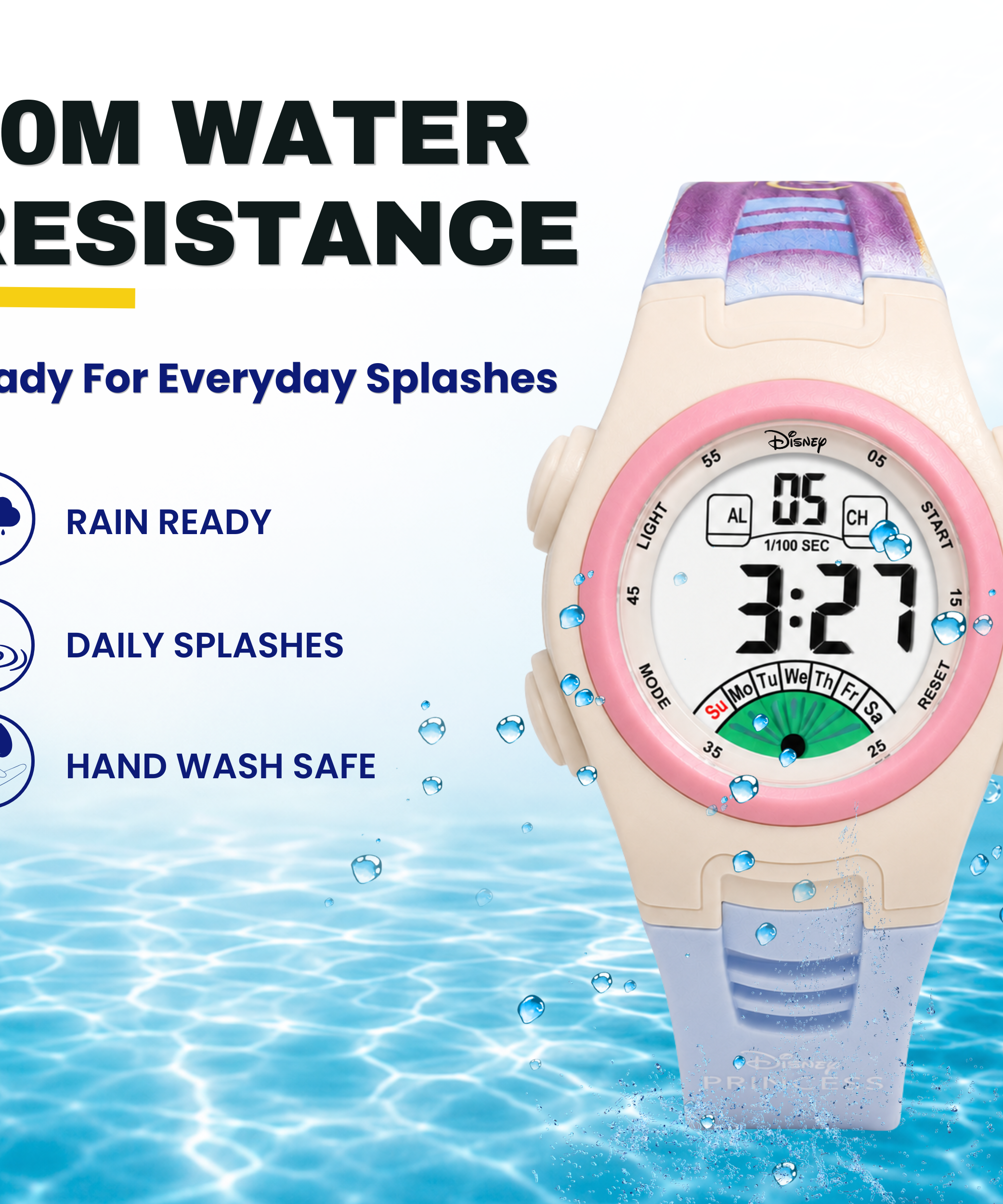 Spiky Princess theme Digital Kids Watch