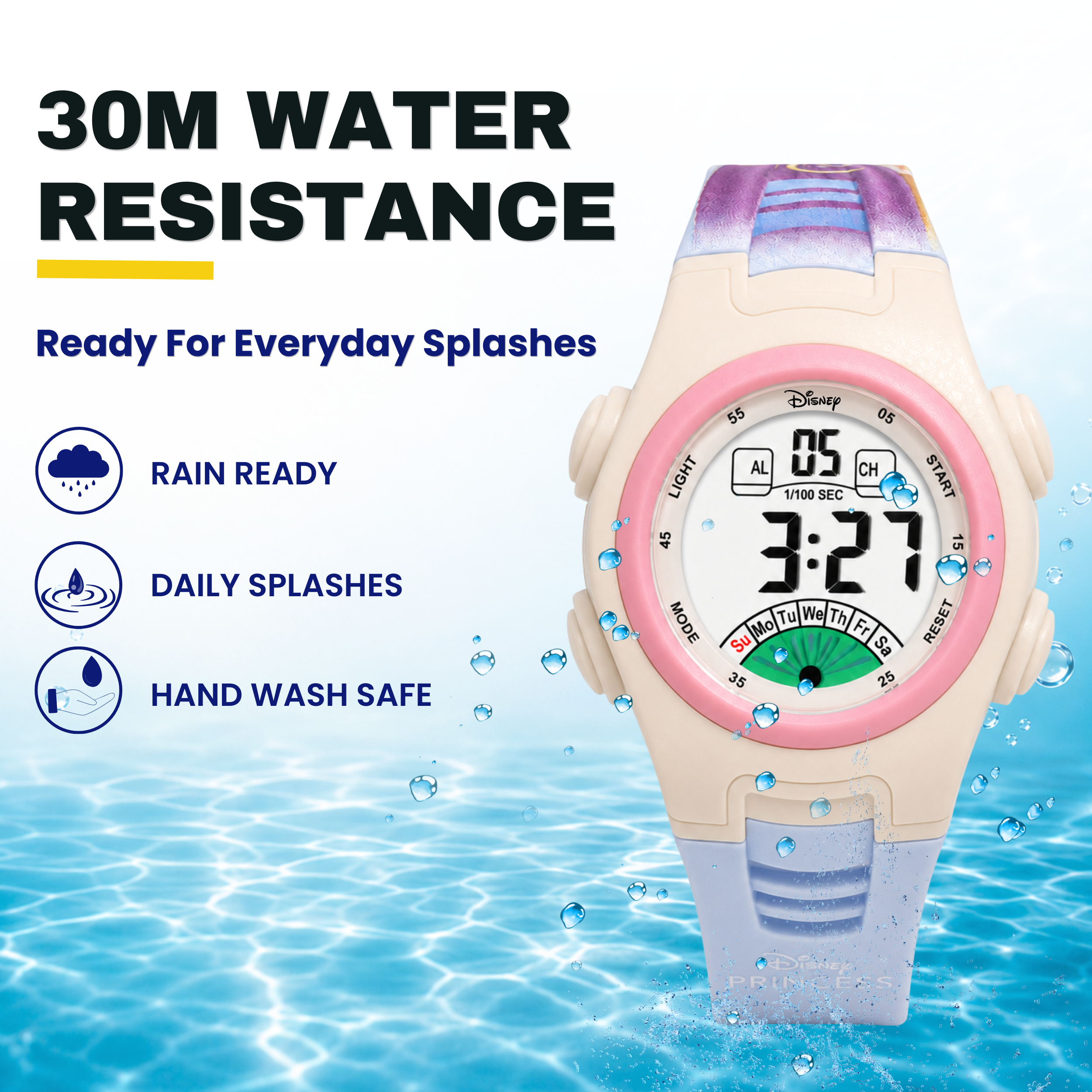 Spiky Princess theme Digital Kids Watch