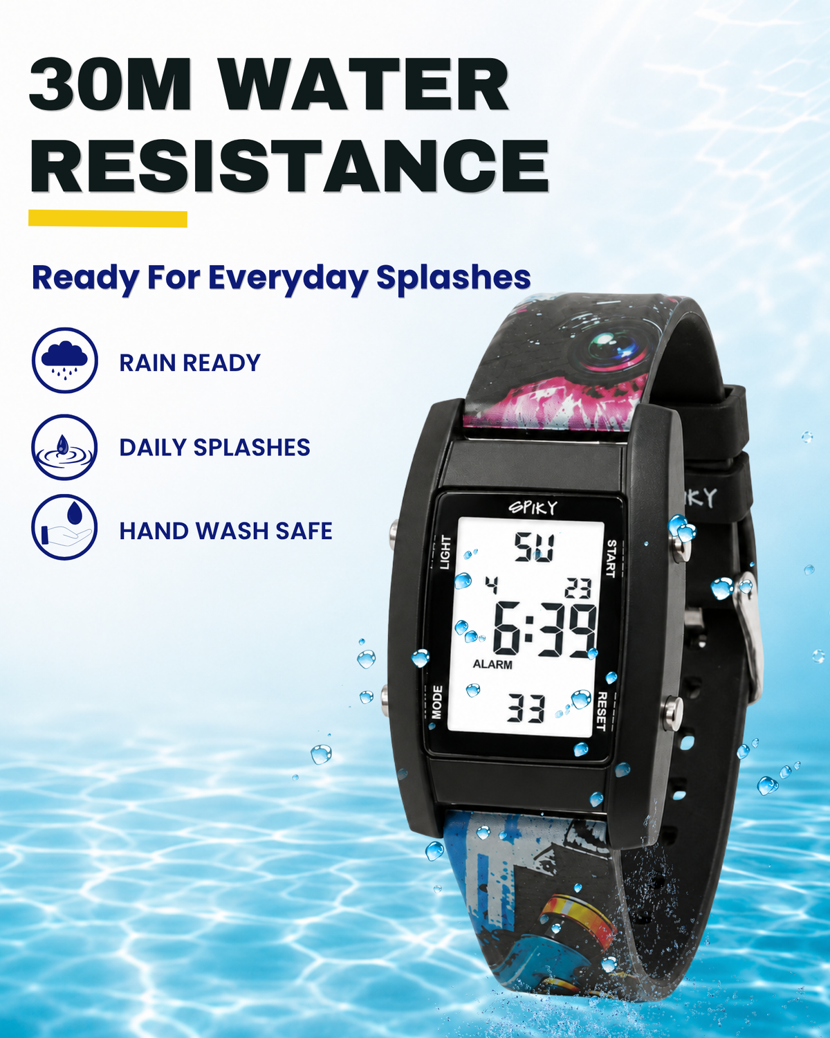 Spiky Kids Digital Watch for Girls and Boys