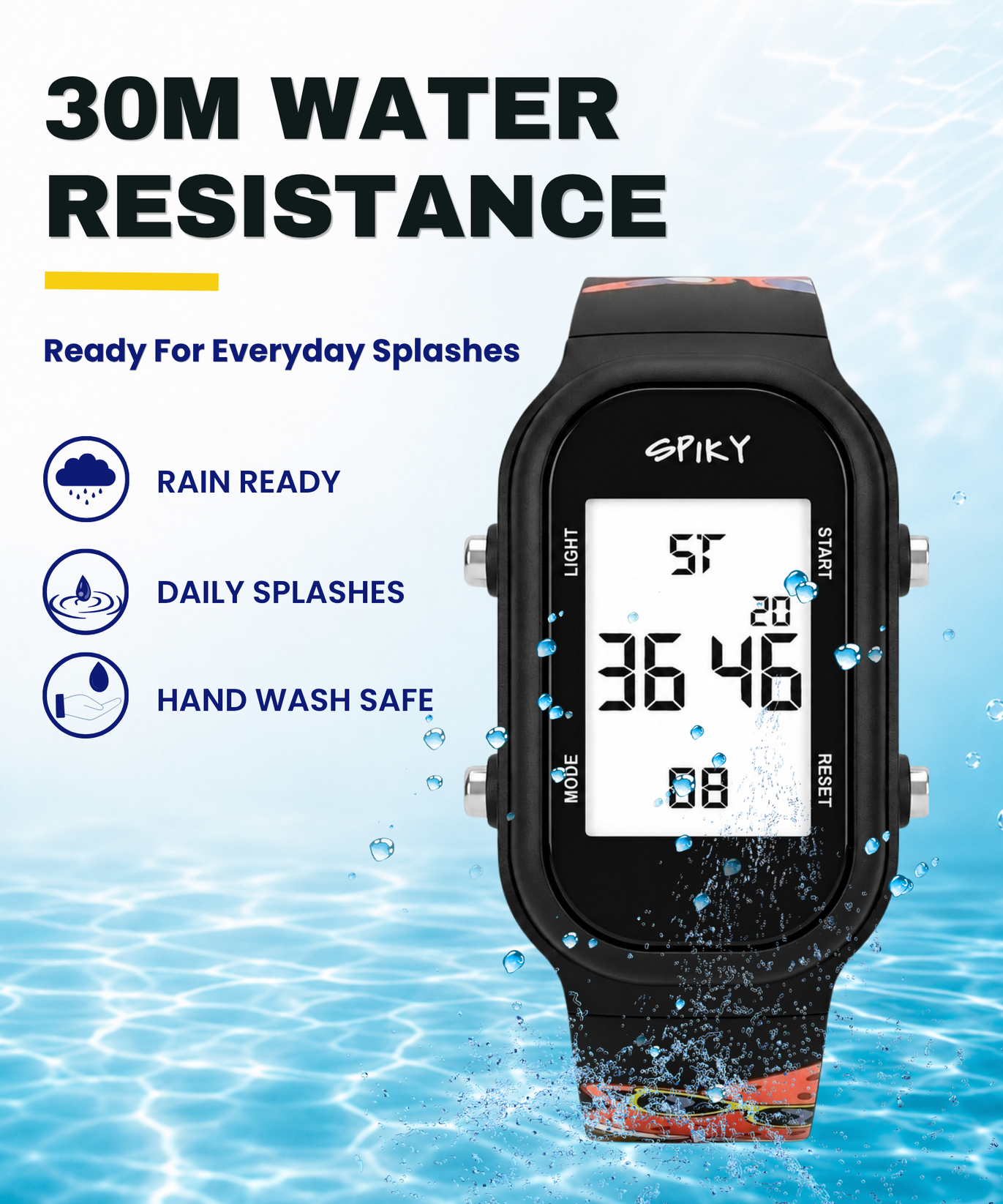 Spiky Kids Digital Watch for Boys and Girls