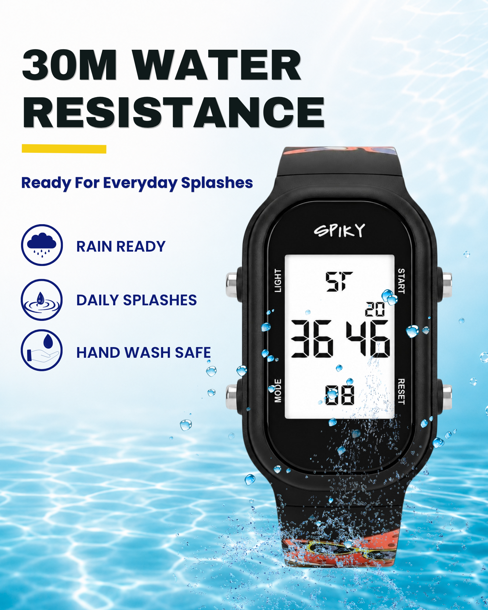 Spiky Kids Digital Watch for Boys and Girls