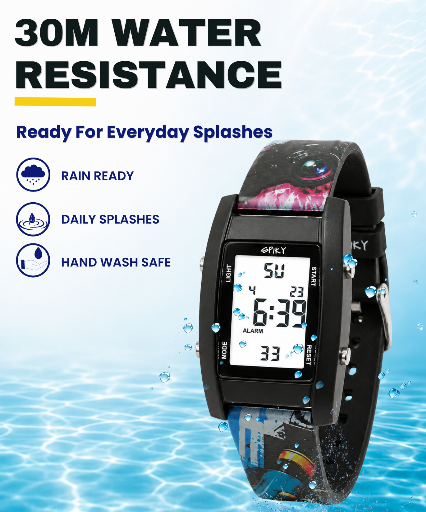 Spiky Kids Digital Watch for  Girls