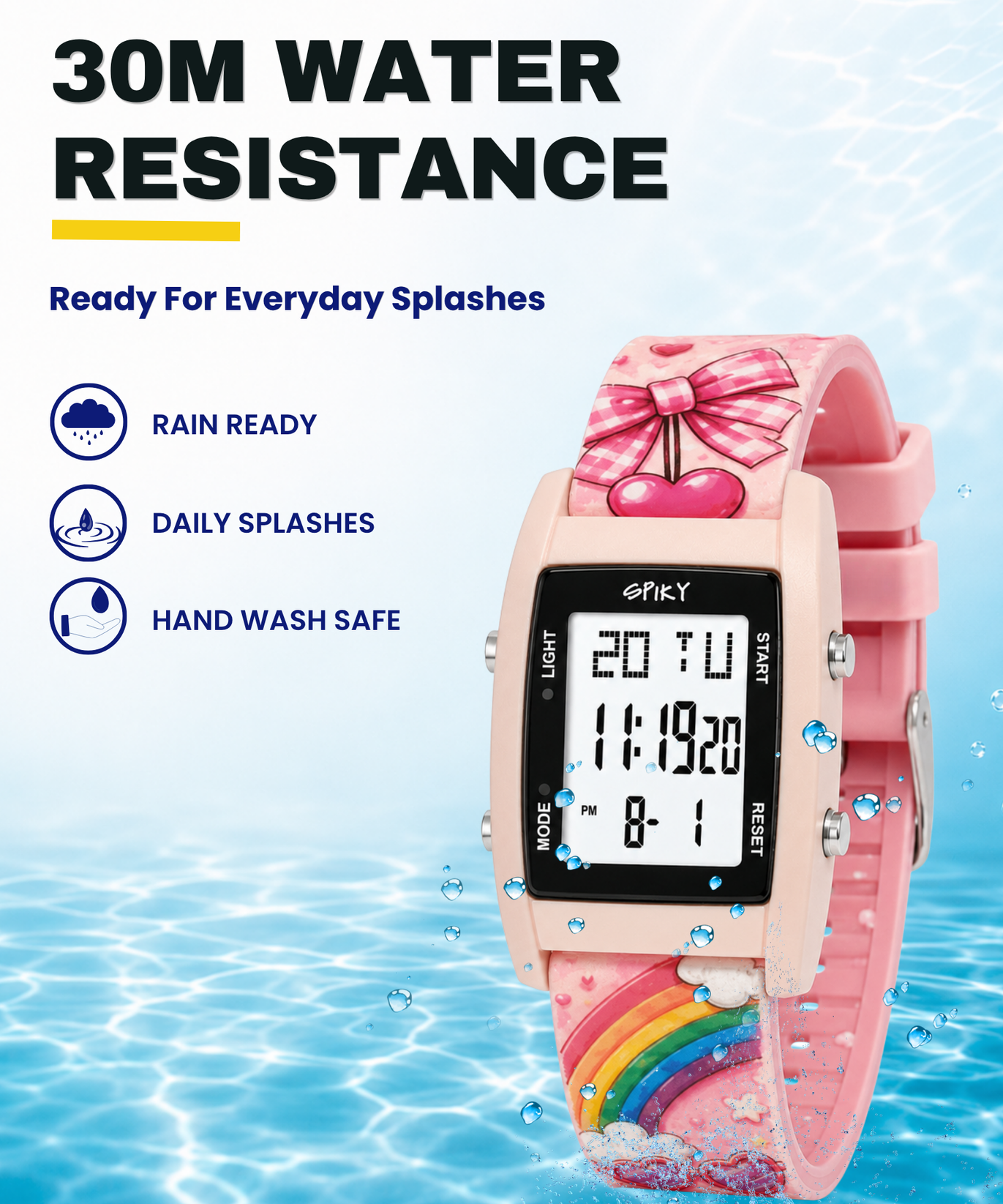Spiky Kids Digital Watch for  Girls
