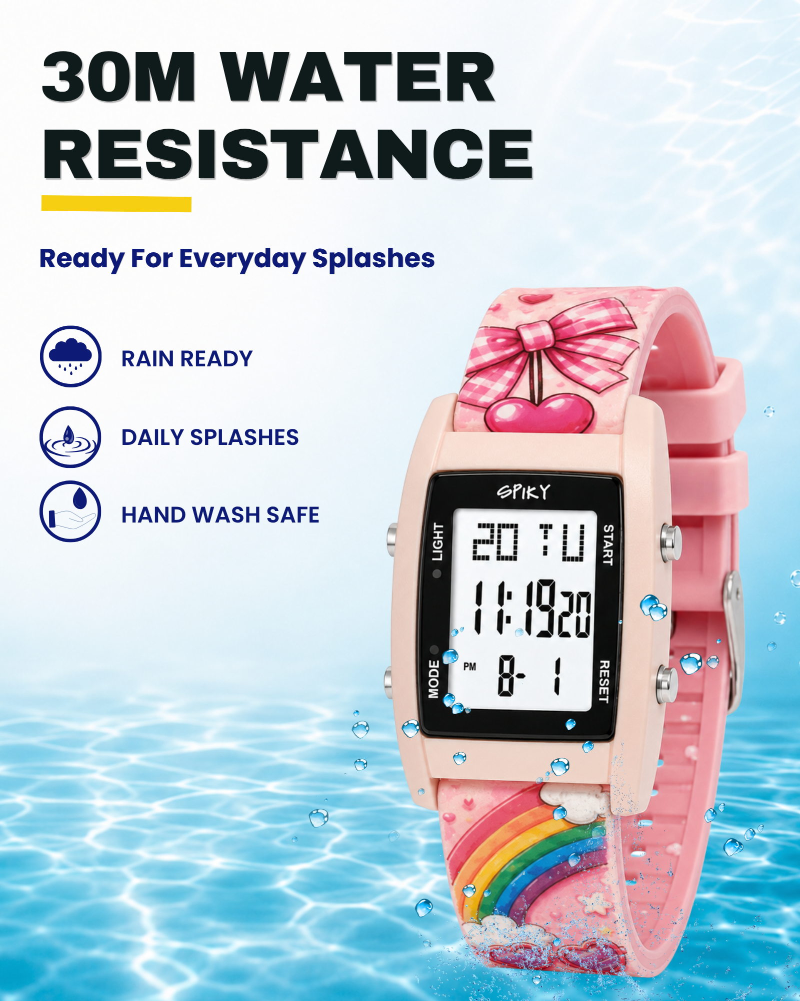 Spiky Kids Digital Watch for  Girls