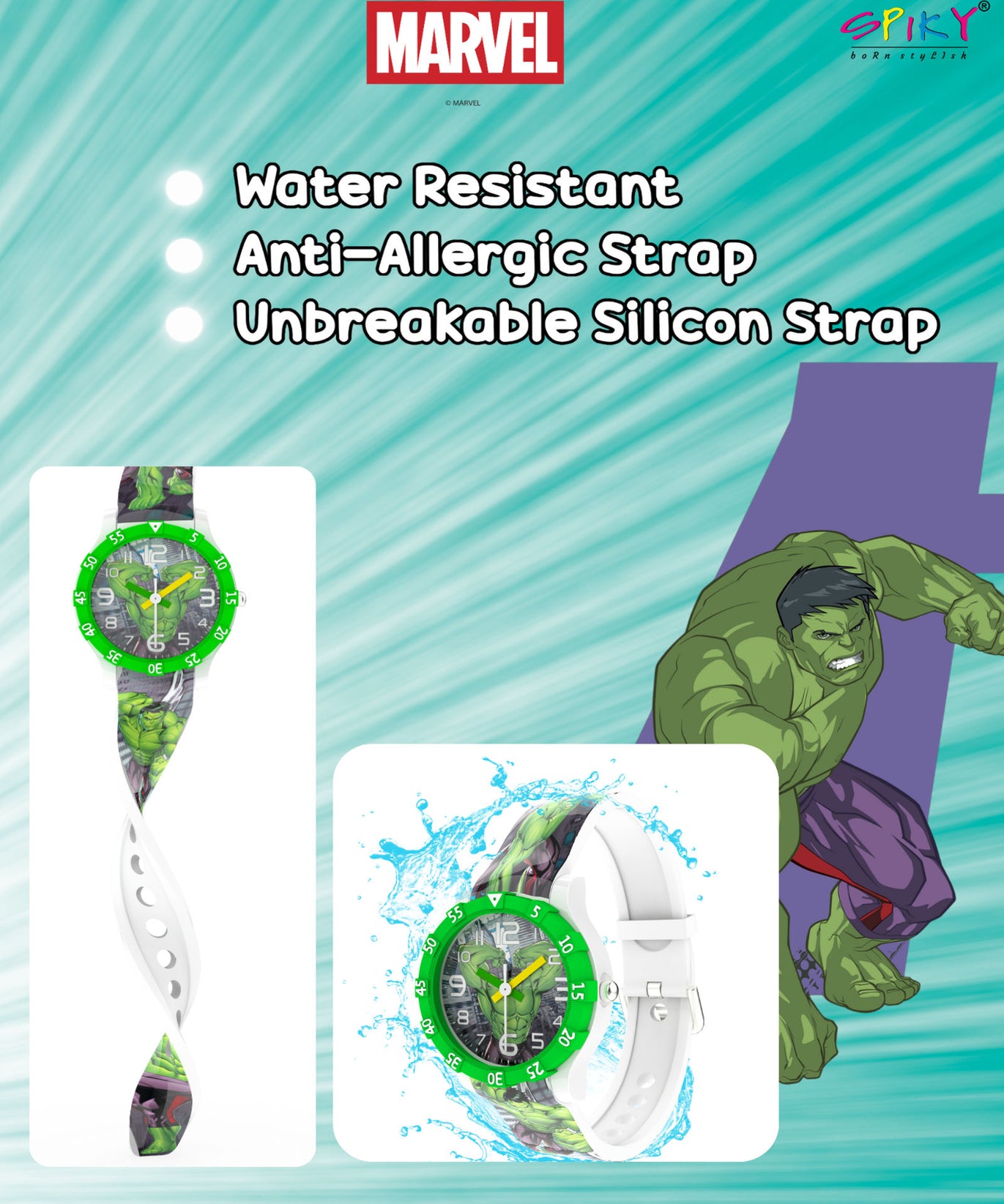 Disney Captain America Kids Analog Watch | Best Gift for Boys & Girls Age 3–10 Years