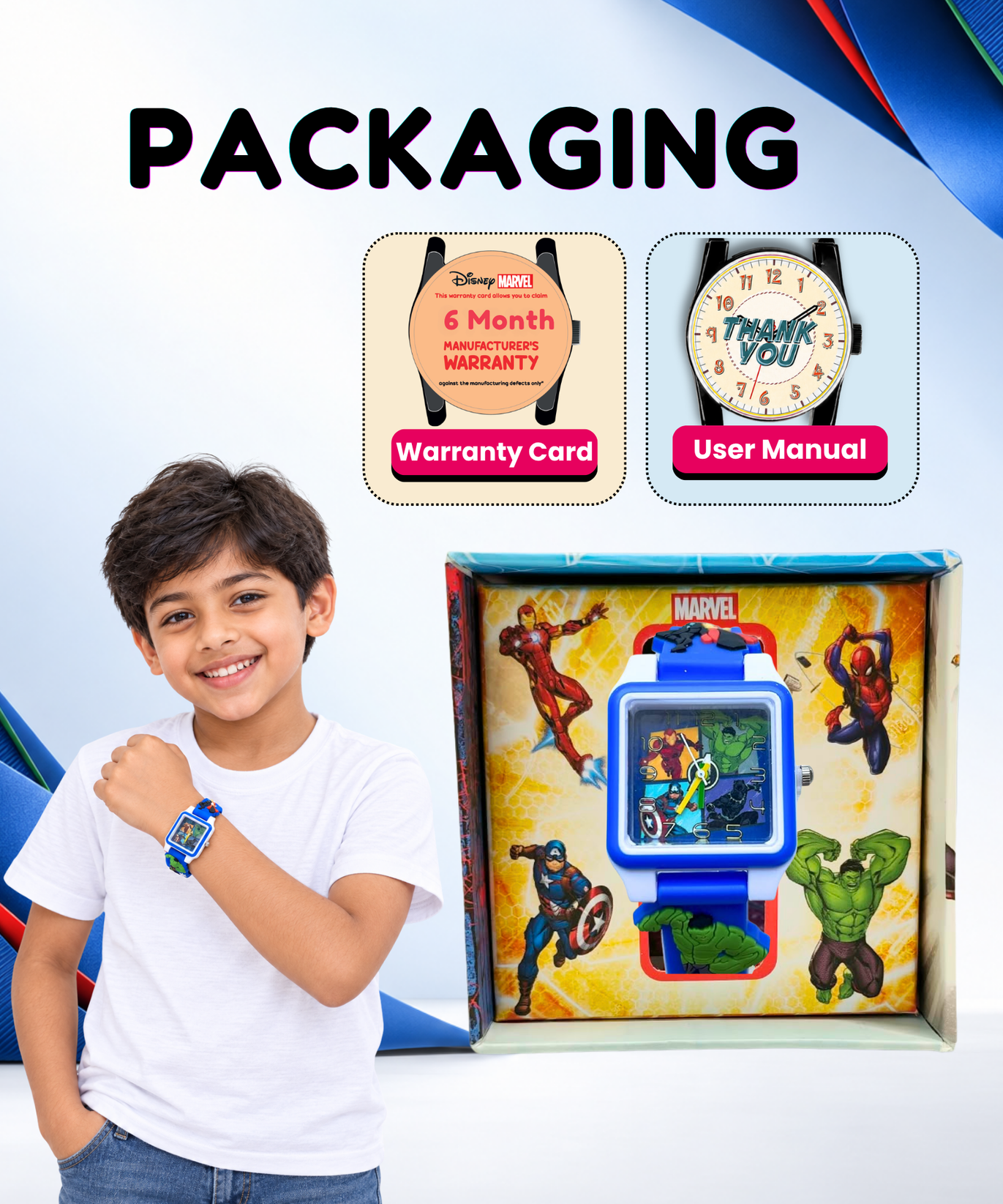 Disney Square Digital Watch for Kids Boys and Girls | Best Gift for Kids