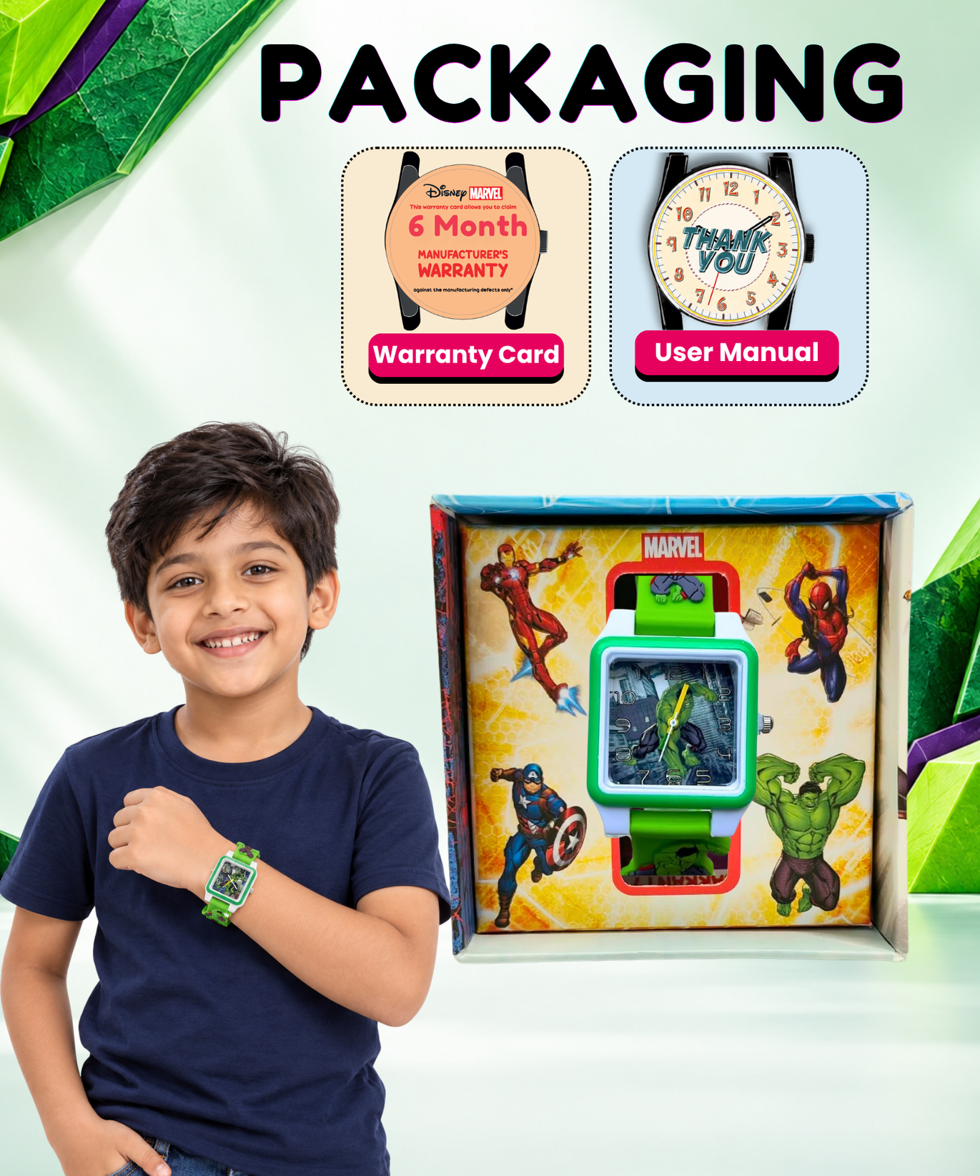 Disney Square Digital Watch for Kids Boys and Girls | Best Gift for Kids