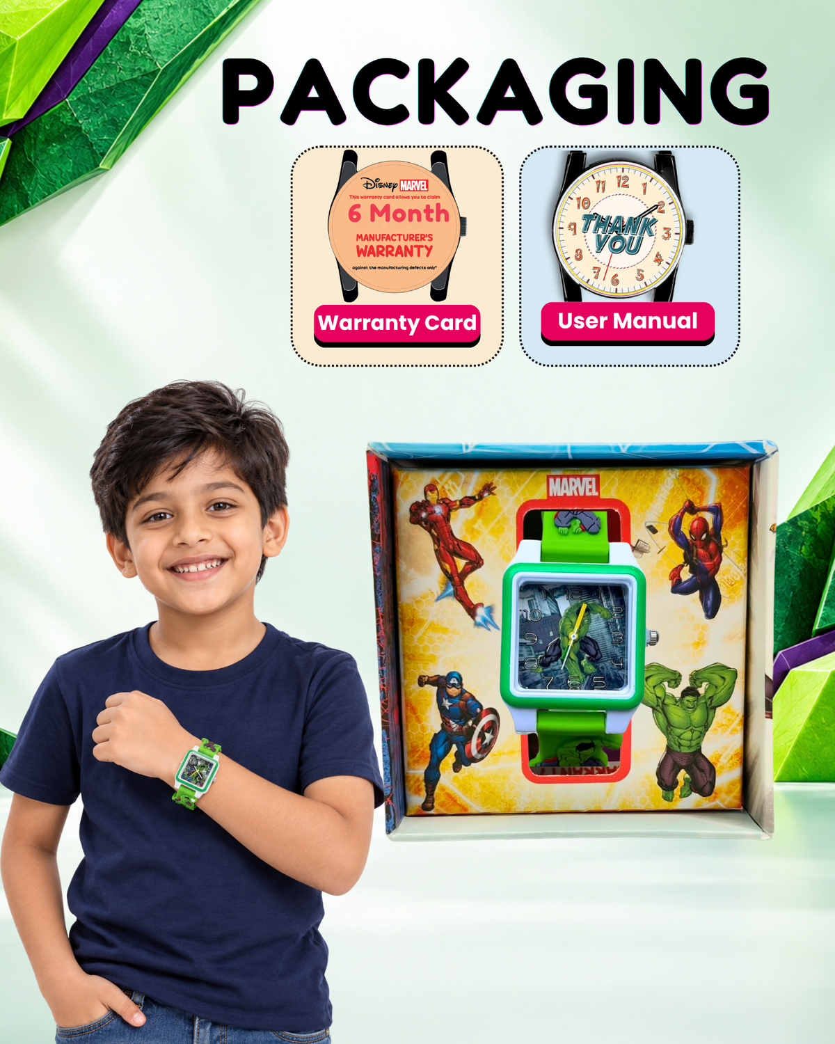 Disney Square Digital Watch for Kids Boys and Girls | Best Gift for Kids