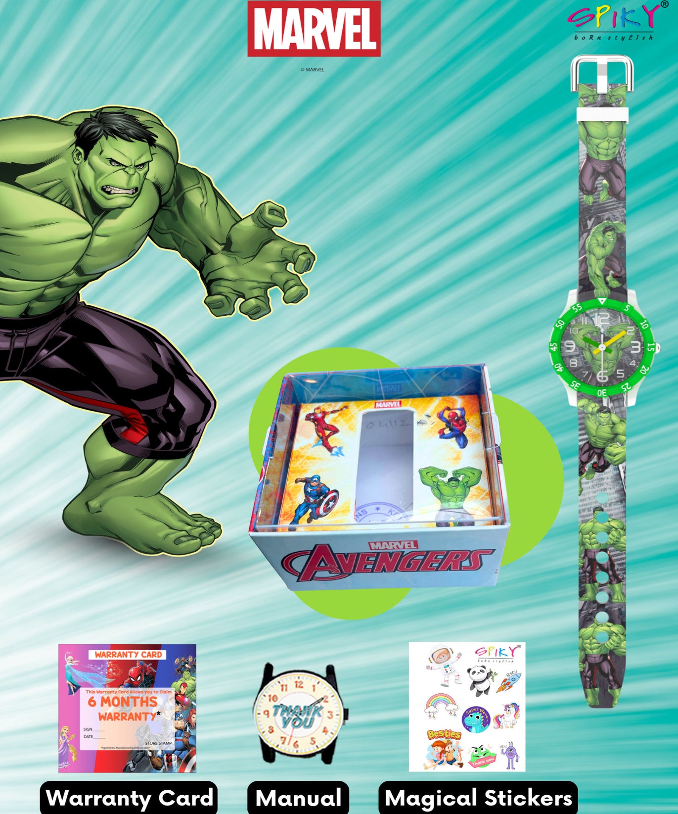 Disney Captain America Kids Analog Watch | Best Gift for Boys & Girls Age 3–10 Years