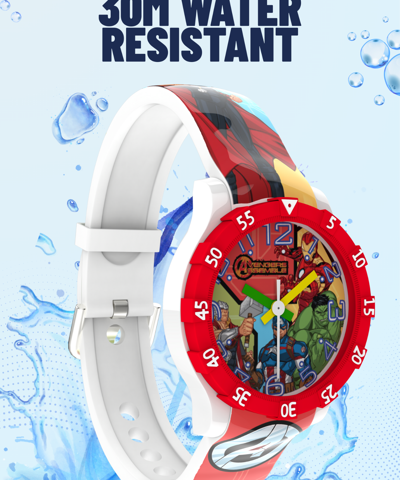 Disney Avengers Kids Analog Watch | Best Gift for Boys & Girls Age 3–10 Years