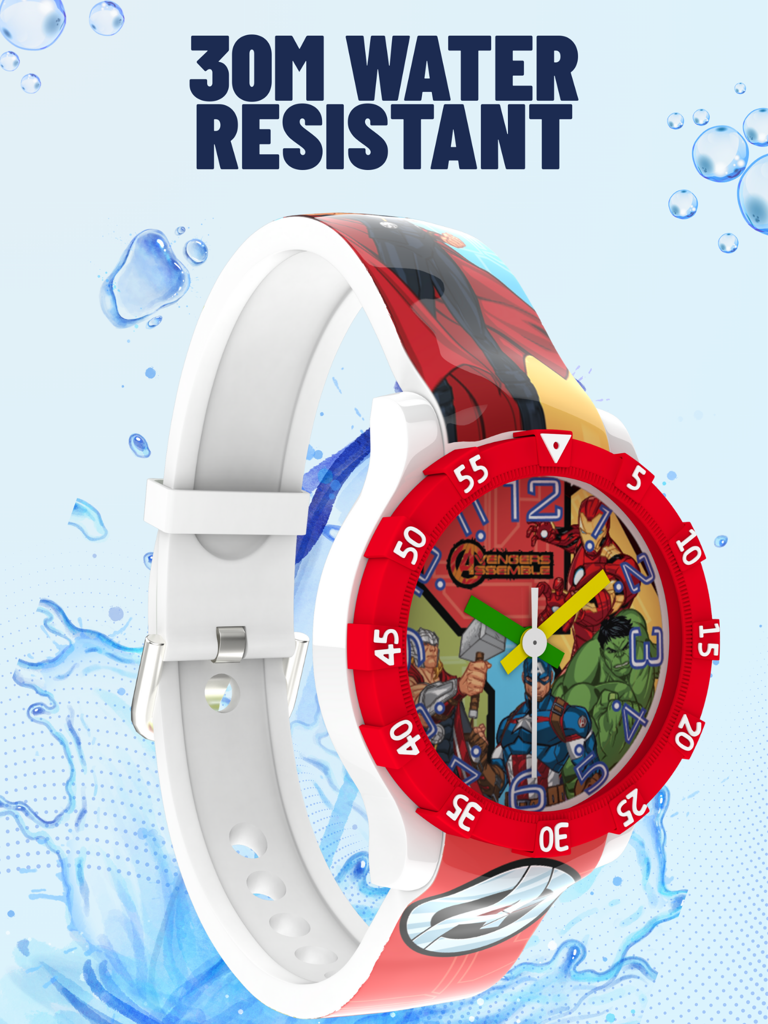 Disney Avengers Kids Analog Watch | Best Gift for Boys & Girls Age 3–10 Years