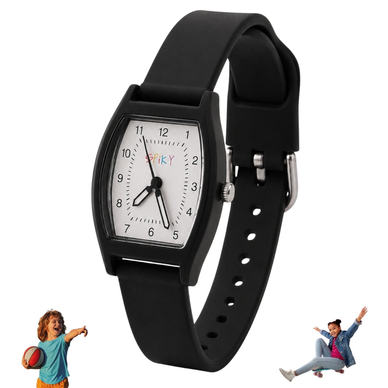 Spiky Rectangle Stylish Analog Watch for Kids EVA48
