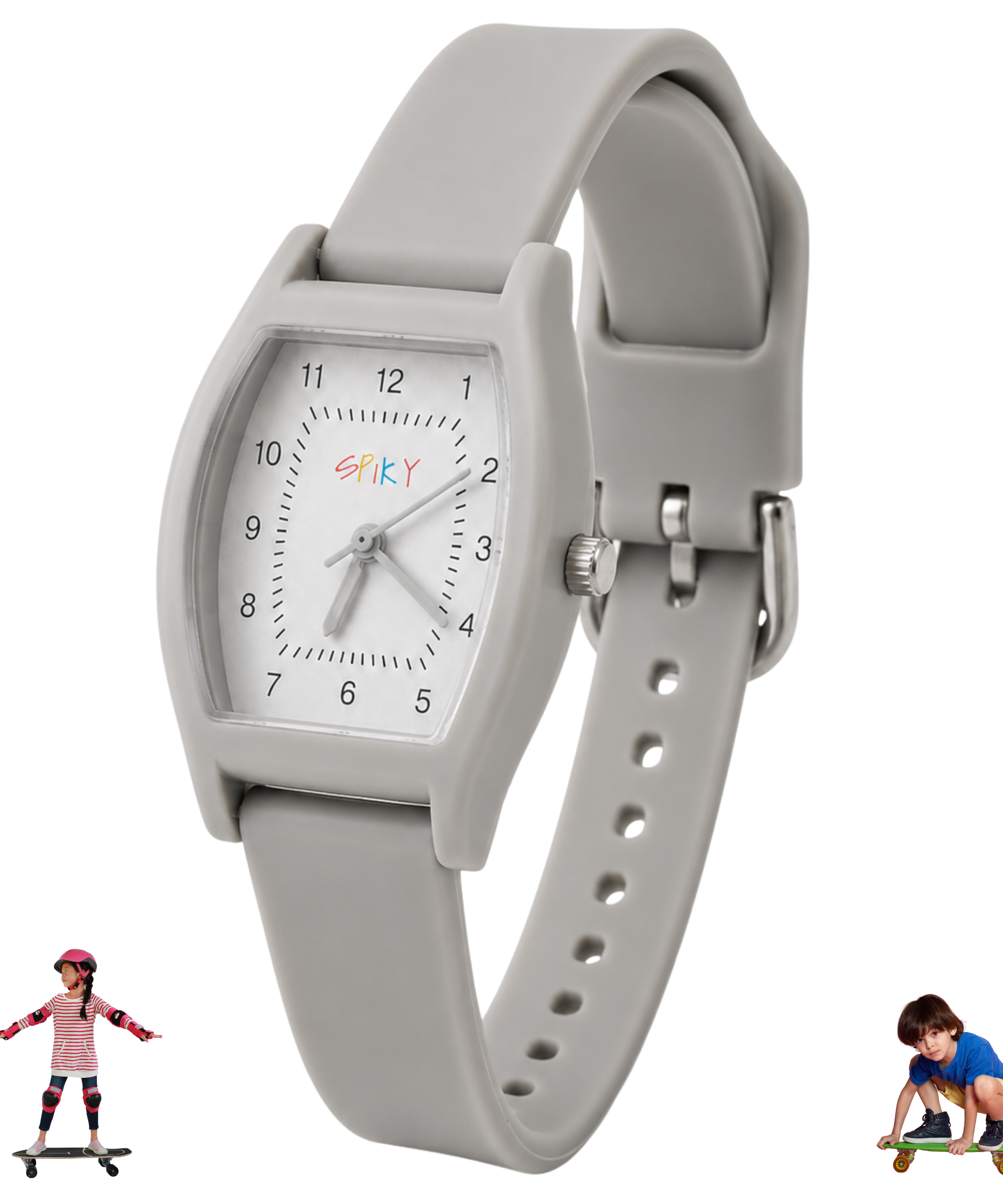 Spiky Rectangle Stylish Analog Watch for Kids EVA48