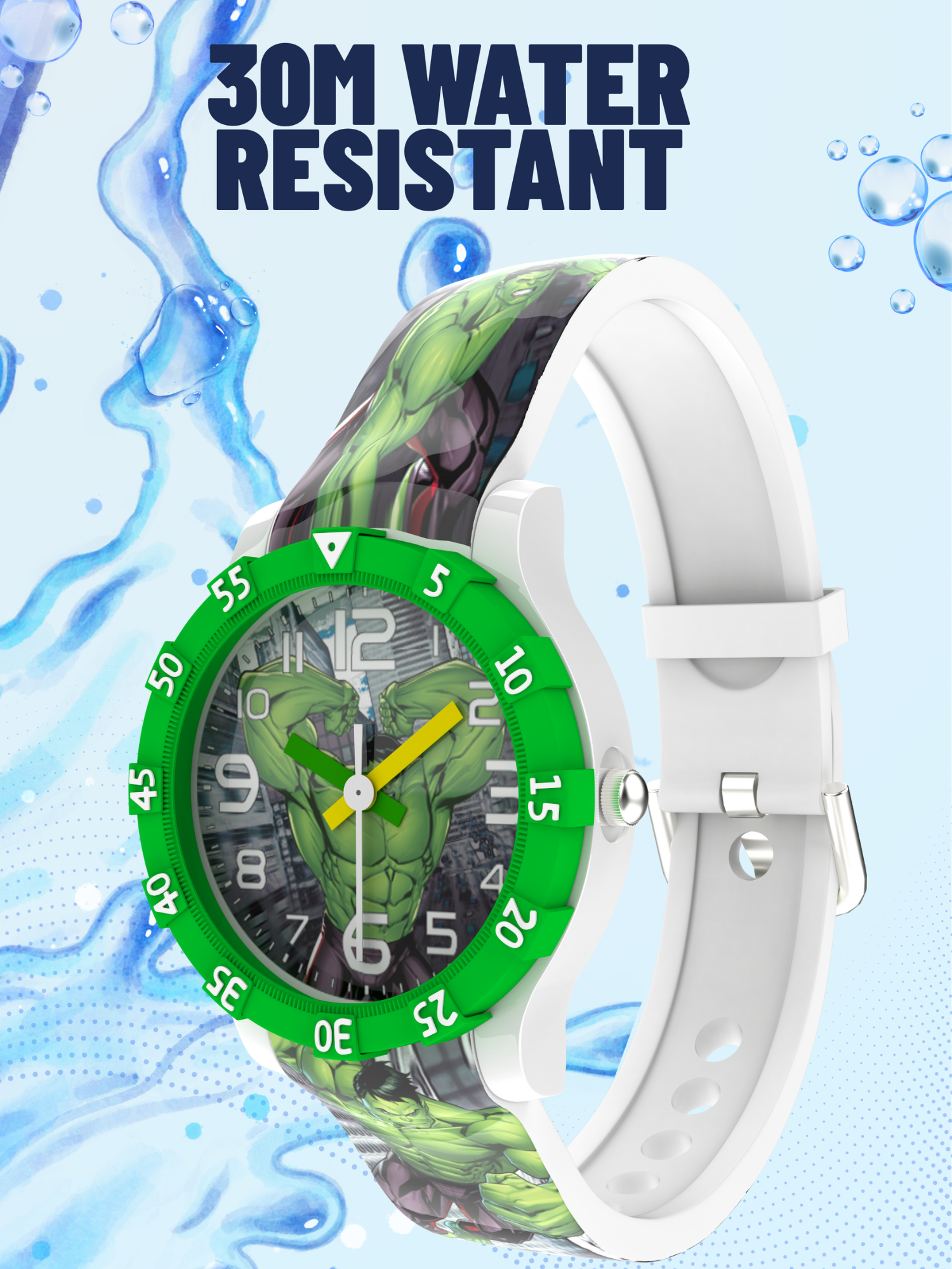 Disney Hulk Theme Kids Analog Watch | Best Gift for Boys & Girls Age 3–10 Years