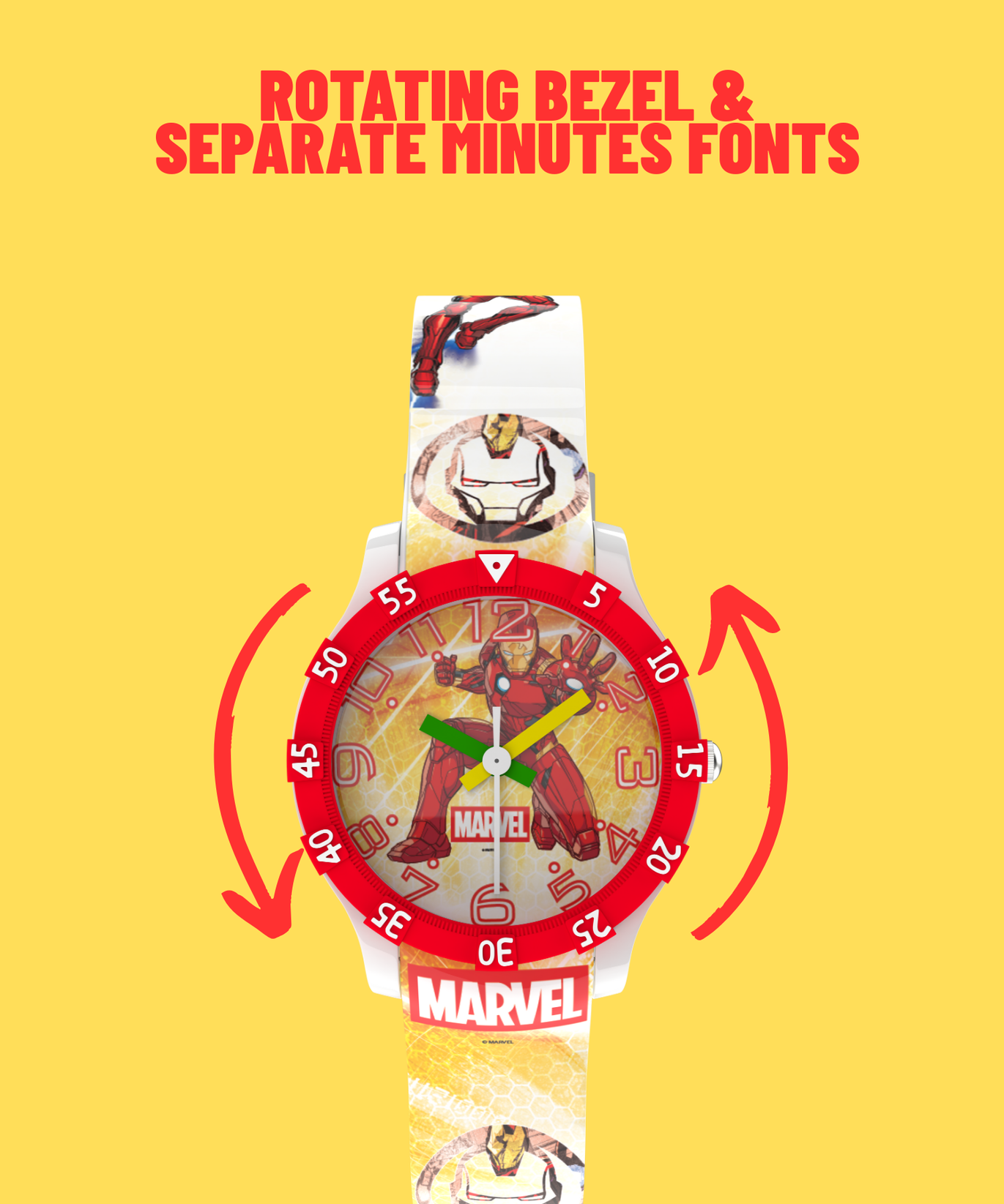 Disney Iron Man Kids Analog Watch | Best Gift for Boys & Girls Age 3–10 Years