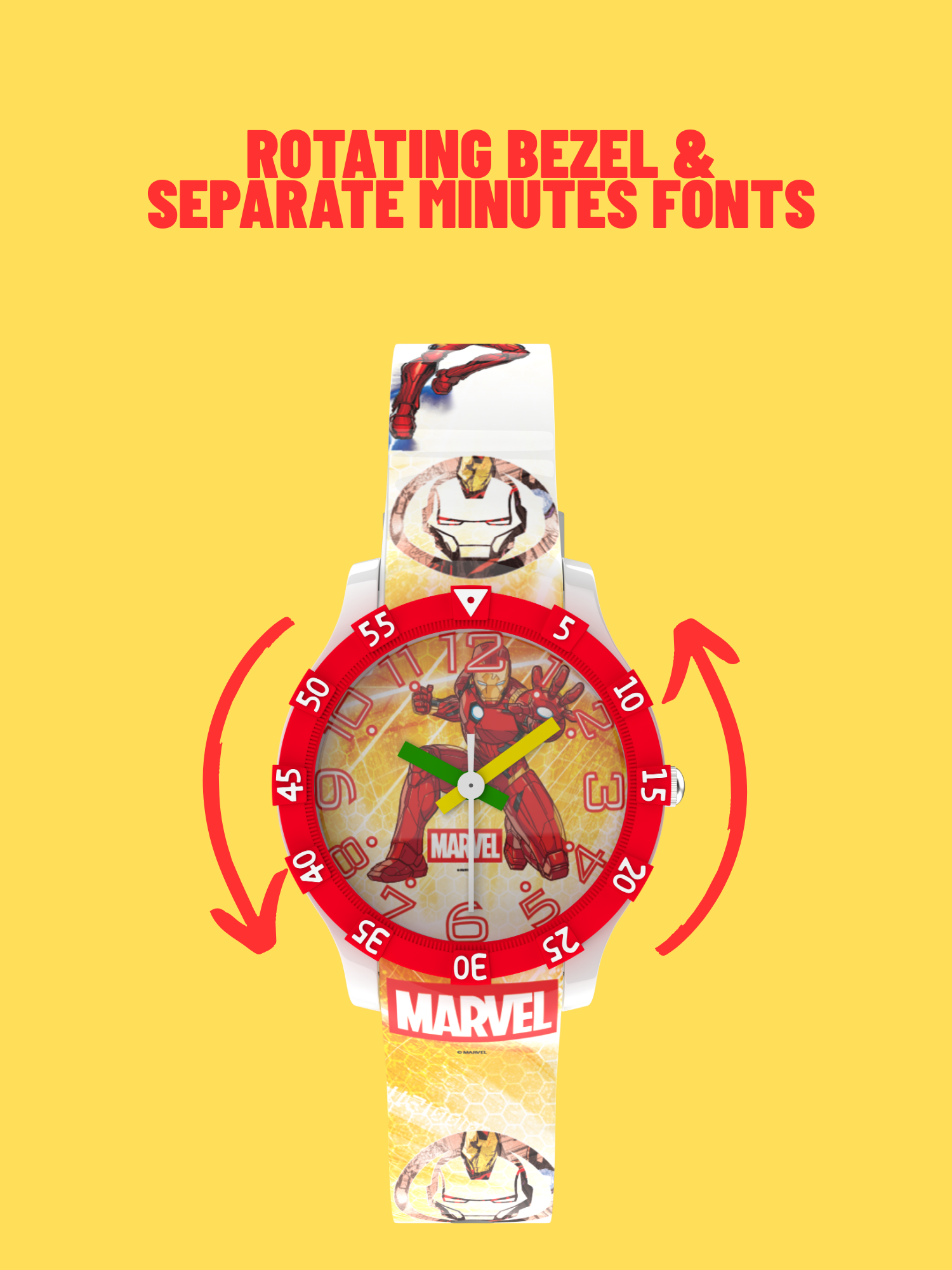 Disney Iron Man Kids Analog Watch | Best Gift for Boys & Girls Age 3–10 Years