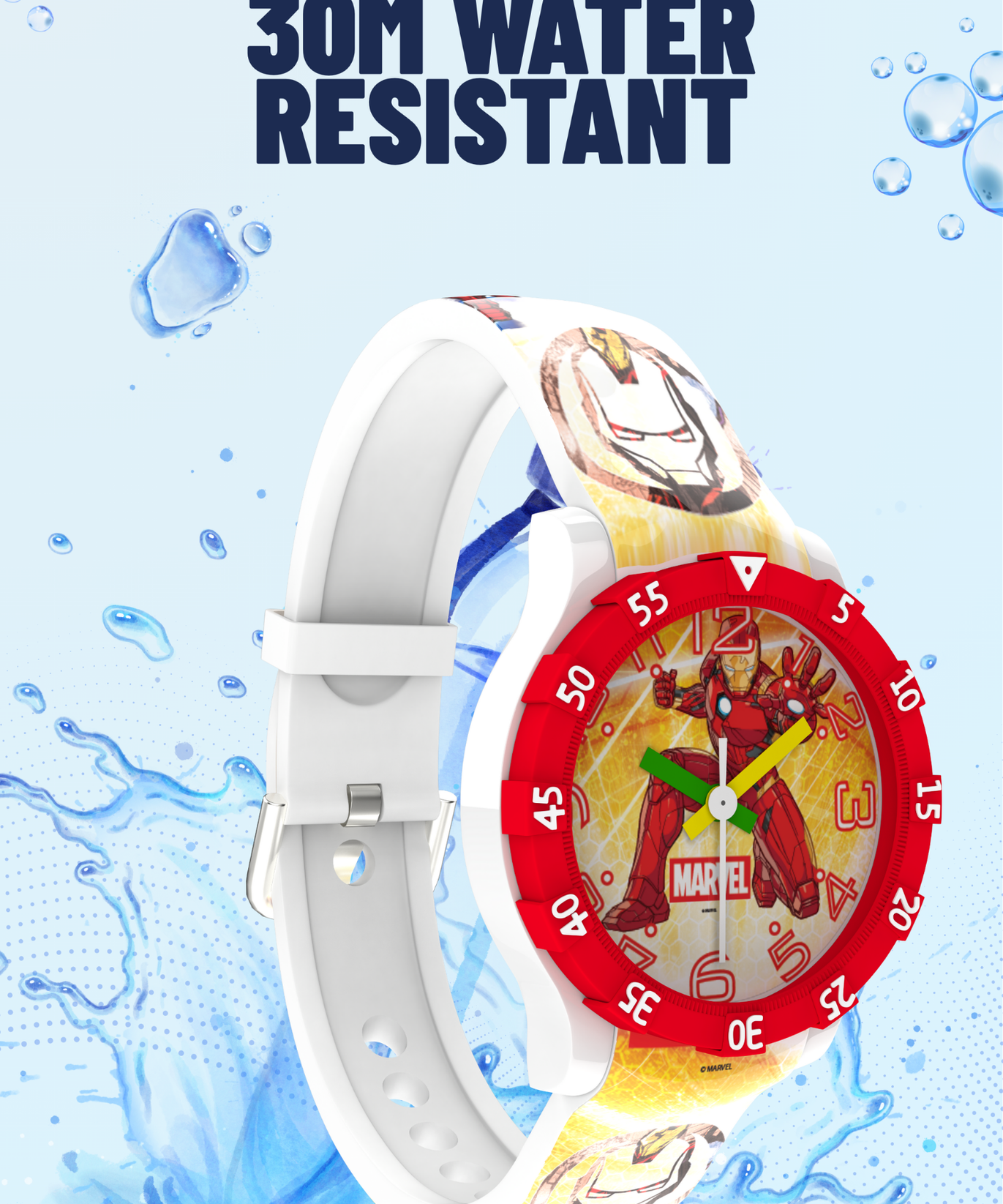 Disney Iron Man Kids Analog Watch | Best Gift for Boys & Girls Age 3–10 Years
