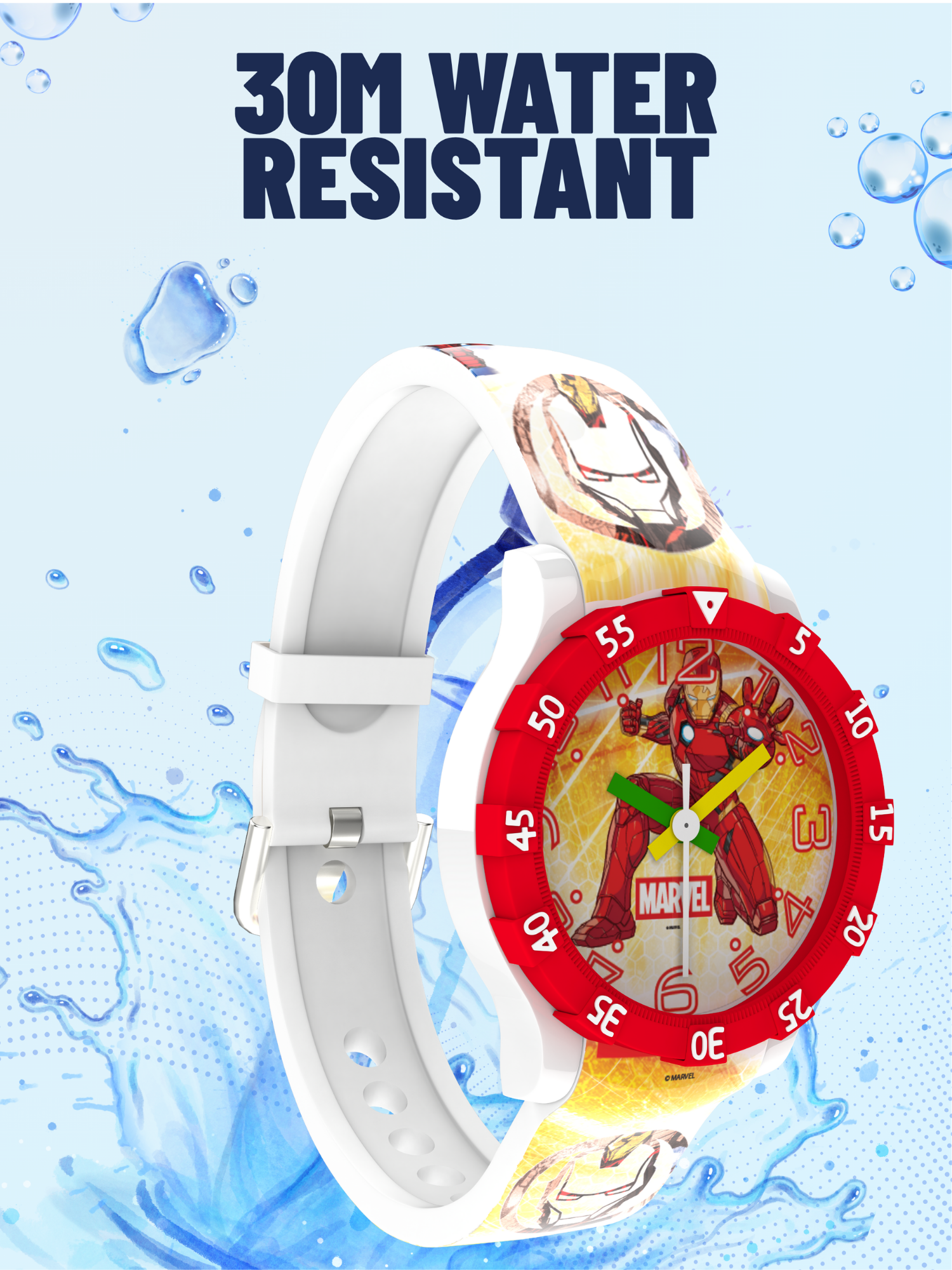 Disney Iron Man Kids Analog Watch | Best Gift for Boys & Girls Age 3–10 Years