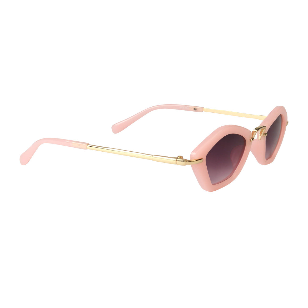 Spiky Hexagon UV Protected Sunglass - Pink