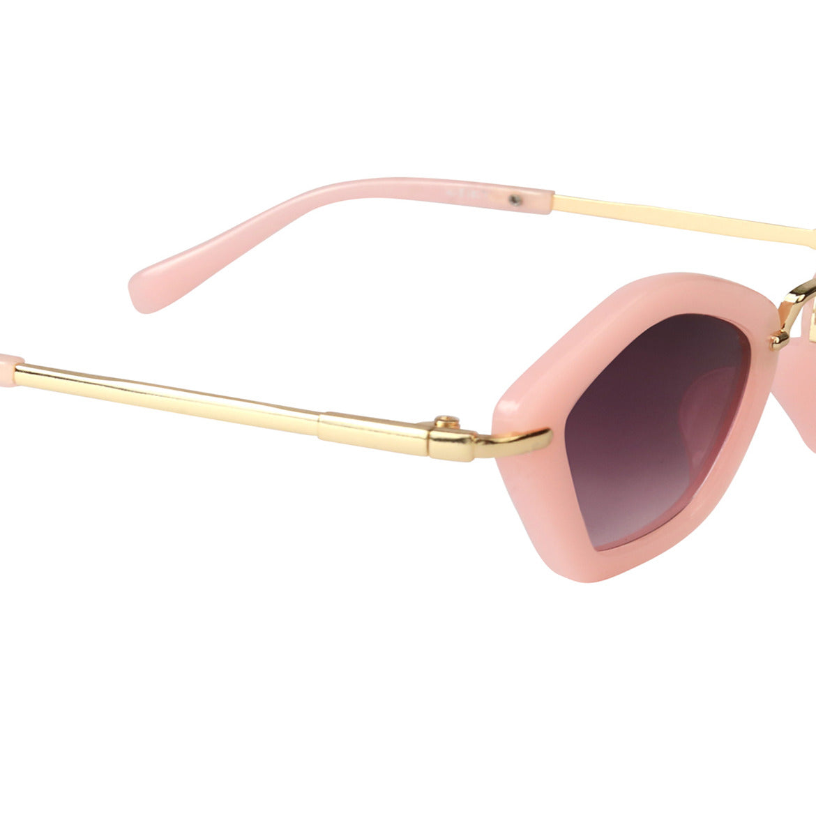 Spiky Hexagon UV Protected Sunglass - Pink