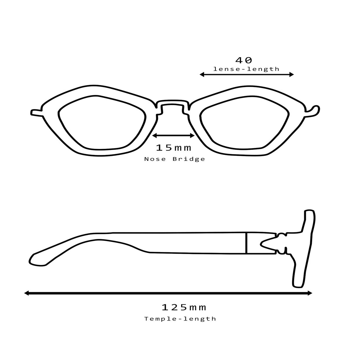 Spiky Hexagon UV Protected Sunglass - Multicolour White