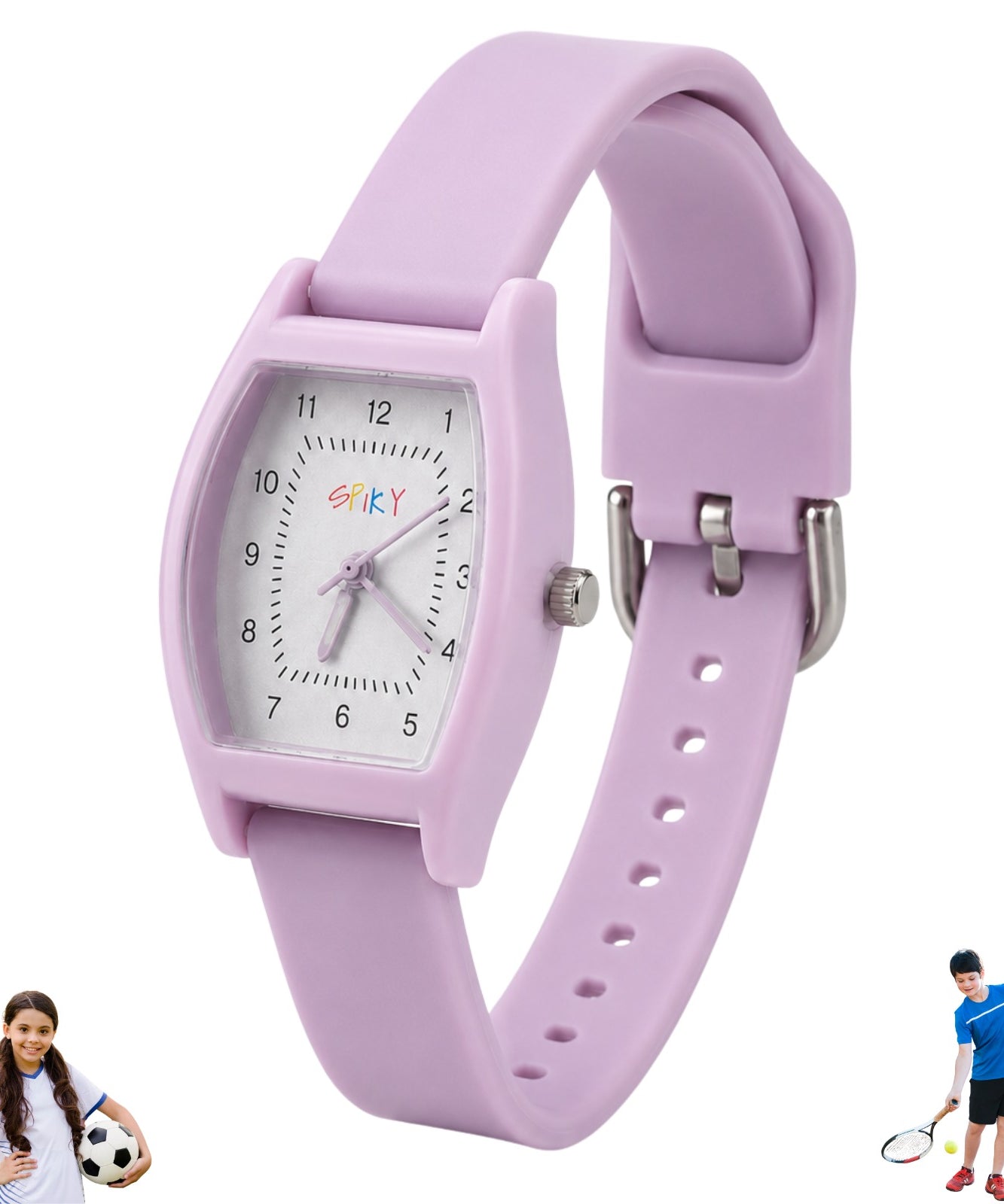 Spiky Rectangle Stylish Analog Watch for Kids EVA48