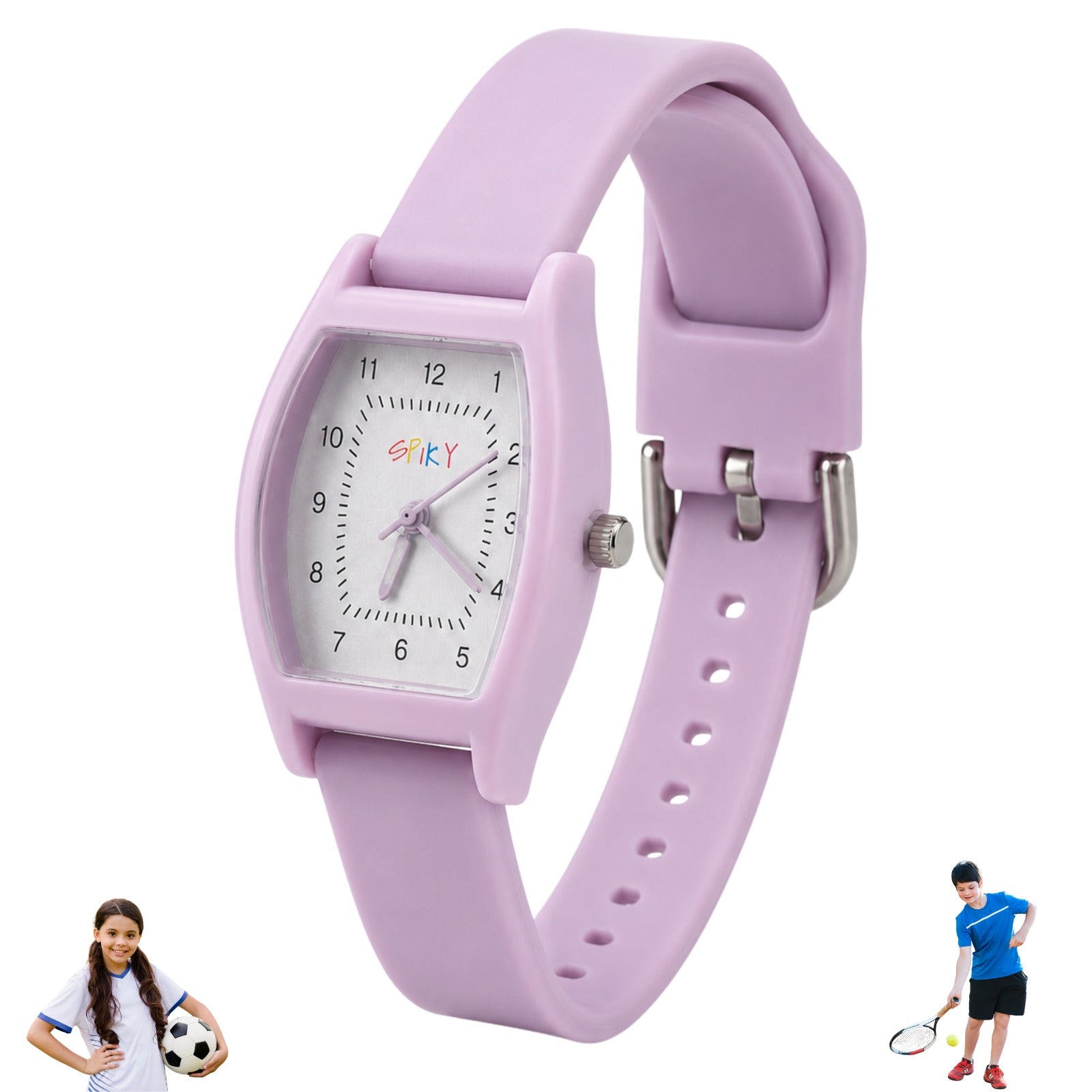 Spiky Rectangle Stylish Analog Watch for Kids EVA48