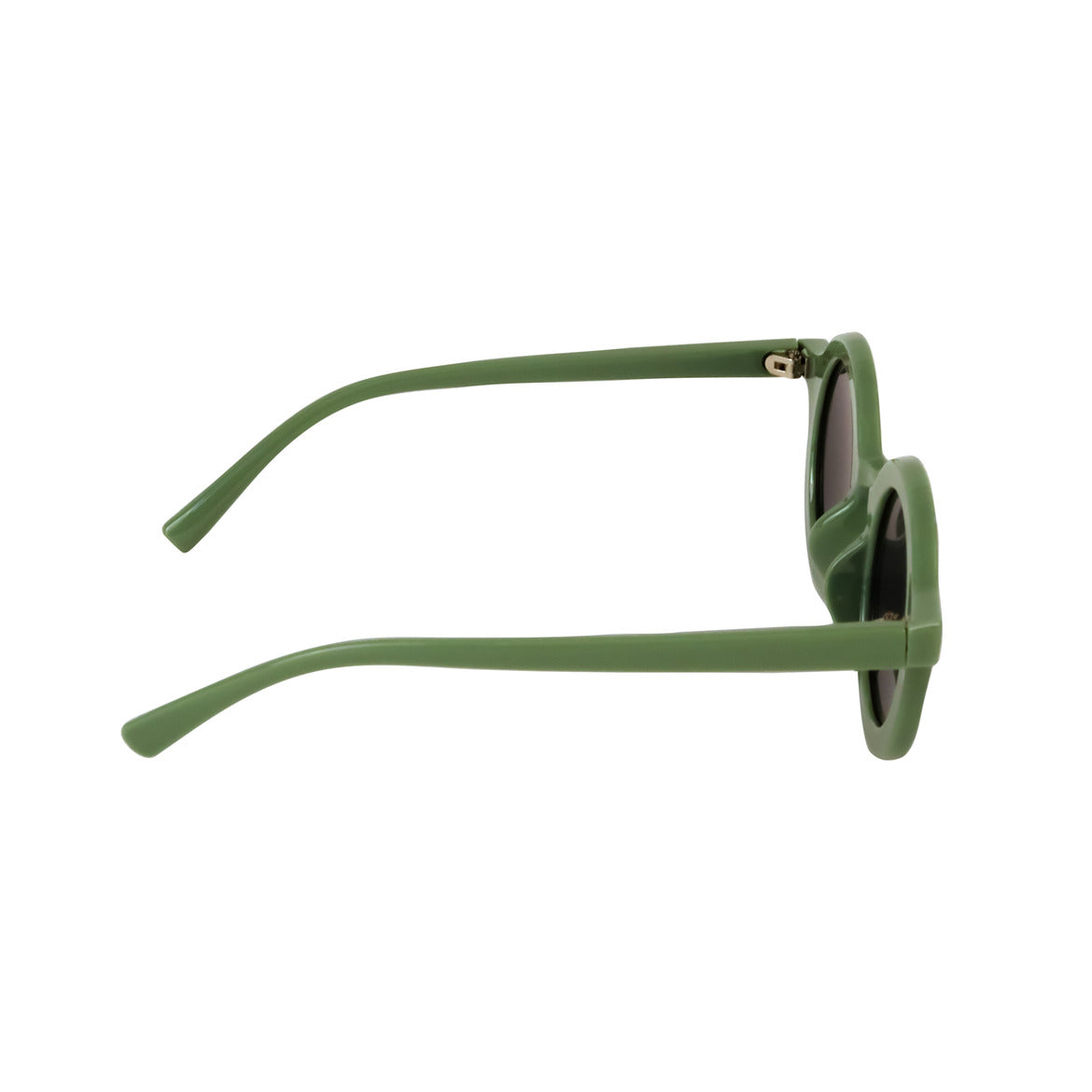 Spiky Round UV Protected Sunglass - Green White