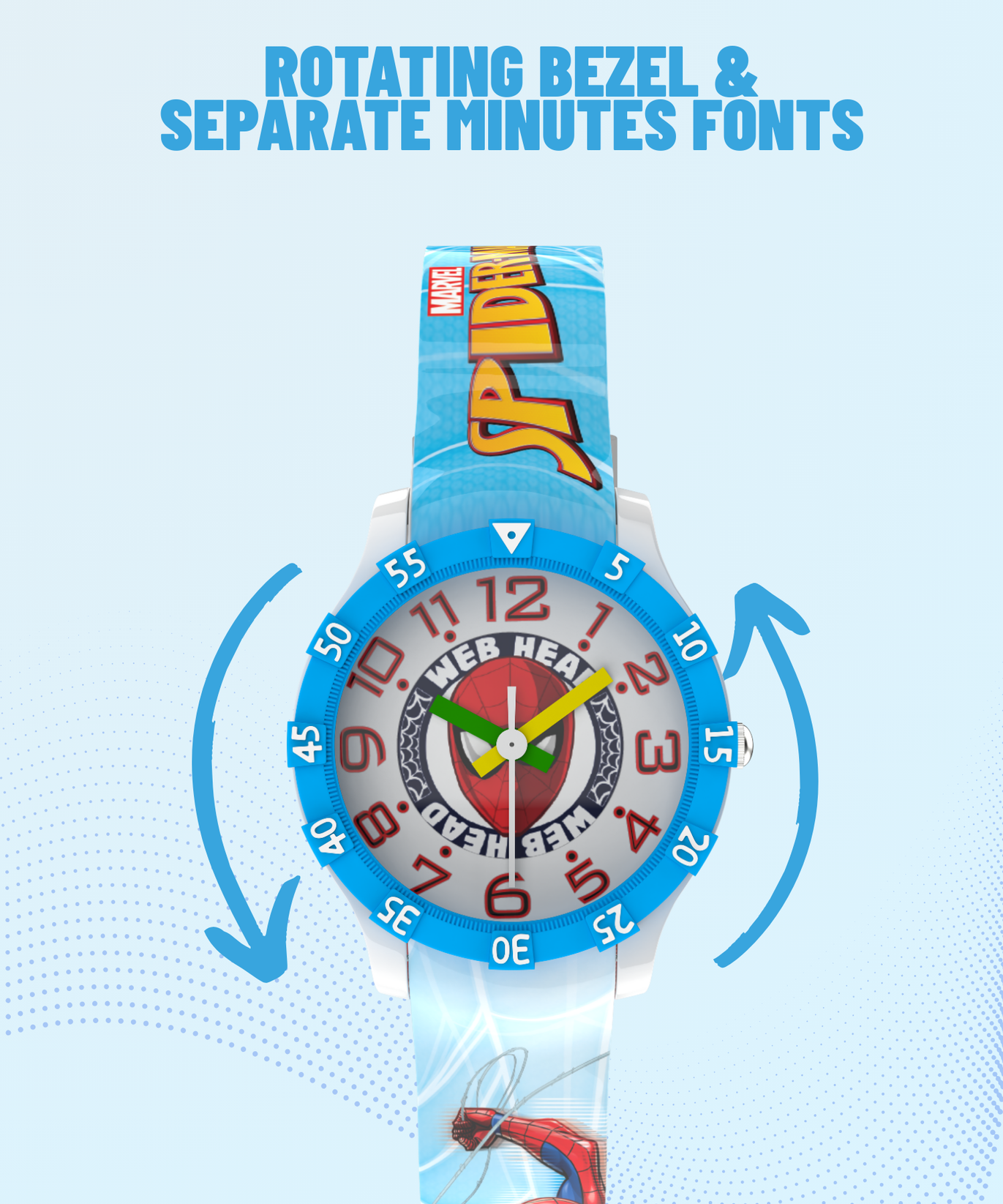 Disney Spider Man Theme Kids Analog Watch | Best Gift for Boys & Girls Age 3–10 Years