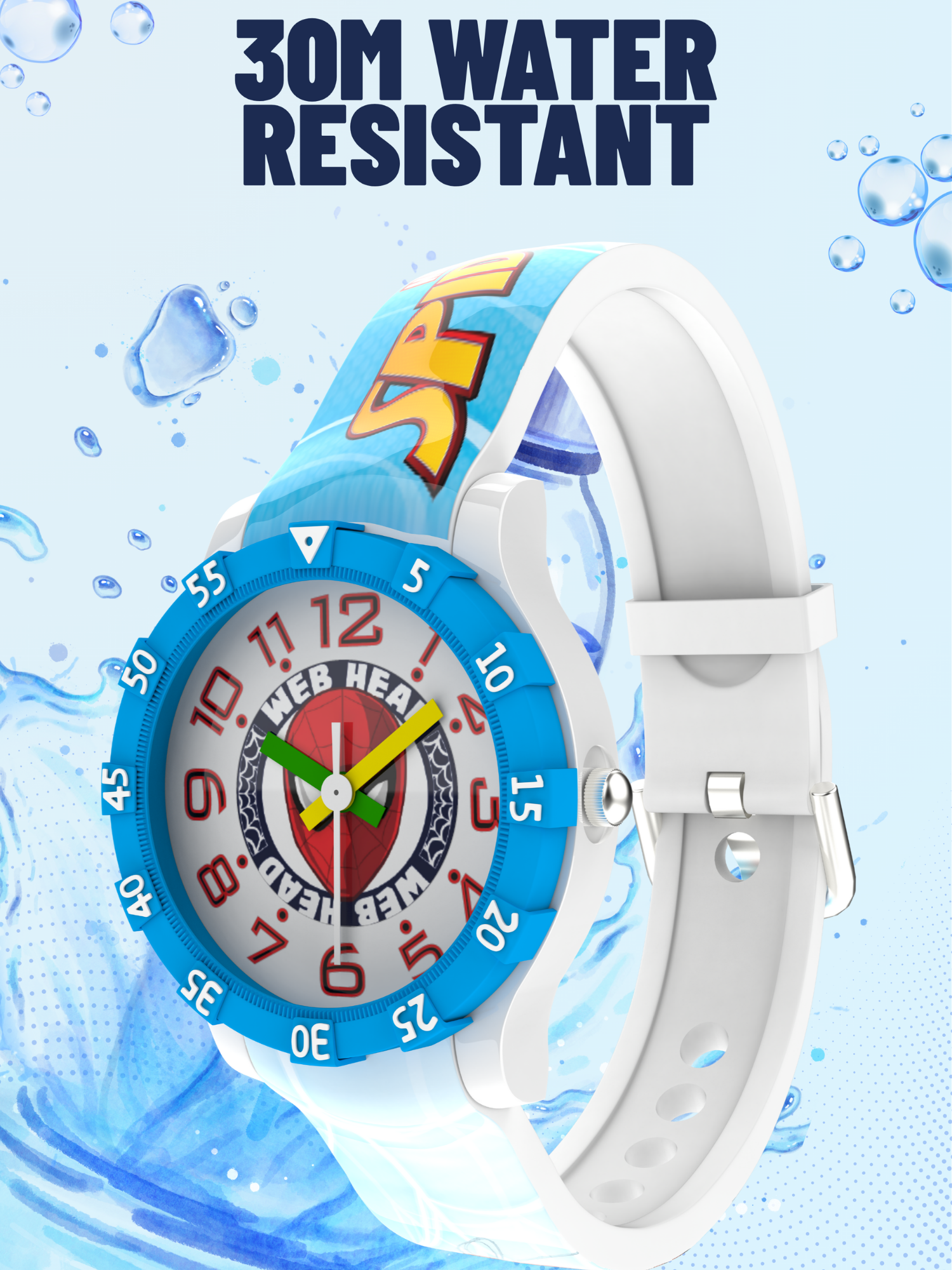 Disney Spider Man Theme Kids Analog Watch | Best Gift for Boys & Girls Age 3–10 Years